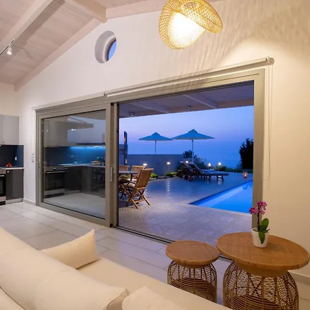 Avraam Sunset With Private Pools 别墅