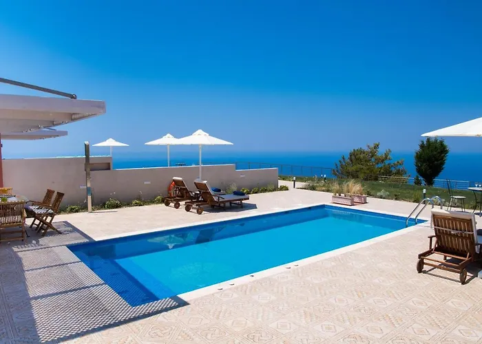 Avraam Sunset With Private Heated Pools 别墅 *