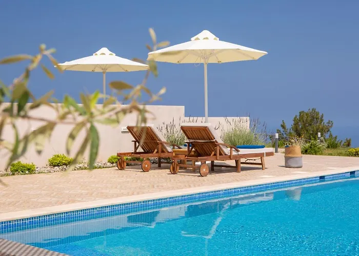 Avraam Sunset With Private Heated Pools Willa Kalamítsi